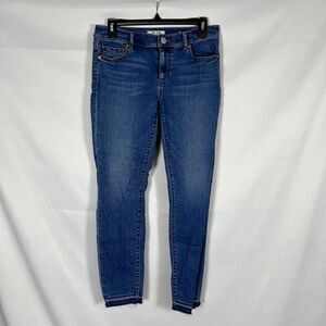 LOFT Modern Skinny Raw Hem Jeans | Size 27/4‎